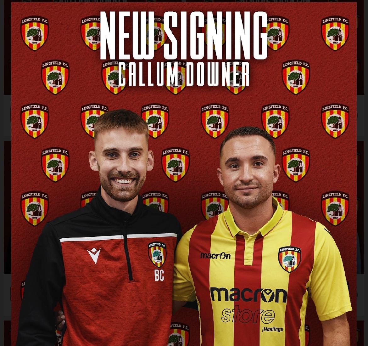 And for the Sunday evening hat-trick, wide forward Callum Downer has put pen-to-paper after making a big impression during pre-season #Lingers