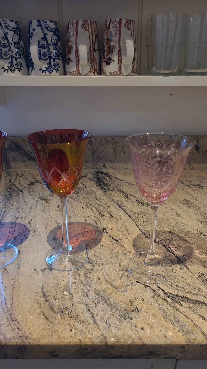 Finally digs with some camp wine glasses