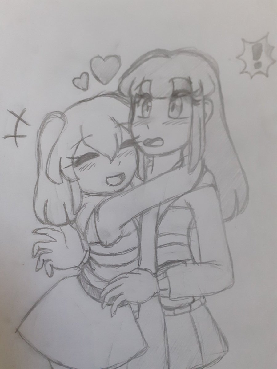 Cryocristal's tweet image. Hug me~♡
#childrentale #undertaleAU