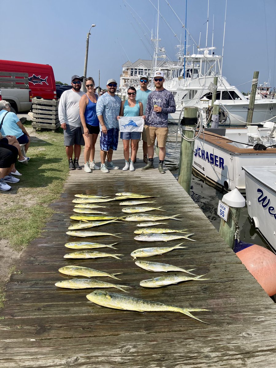 WestWindCharter's tweet photo. Anglers reeled in Dolphin and a Catch &amp; Release of a Sailfish.#westwindcharters #captainolanwest #outerbanksdeepseafishing #outerbanksfishing #sailfish #dolphinfishing #sunrise #obxsunrise https://t.co/EpCRxmMwAK