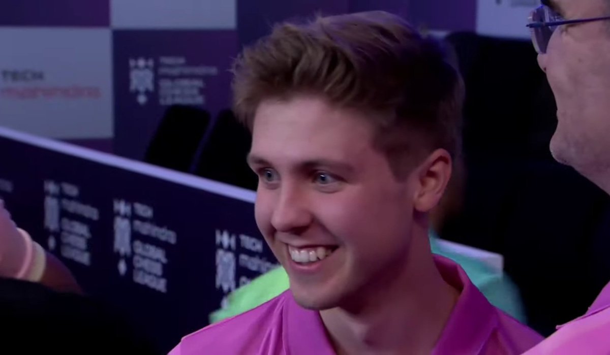 ninansusan's tweet image. 19 year-old Jonas Buhl Bjerre had lost four games today. But he turned out to be the guy who landed his team the Championship. He pulled off a surprise mate-in-1 against Uzbek prodigy Jakhovir Sindarov to win @trivenickings the title. The beauty of sport. 

#GlobalChessLeague