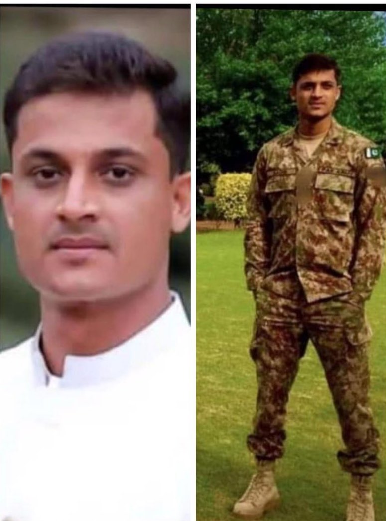 Major Saqib embraced Shahadath in today's attack in #Turbat May his soul rest in eternal peace. It is especially heartbreaking as he had only been married for 3 months &amp;his life was cut short at such a young age.prayers are with his family &amp; loved ones during this difficult time.