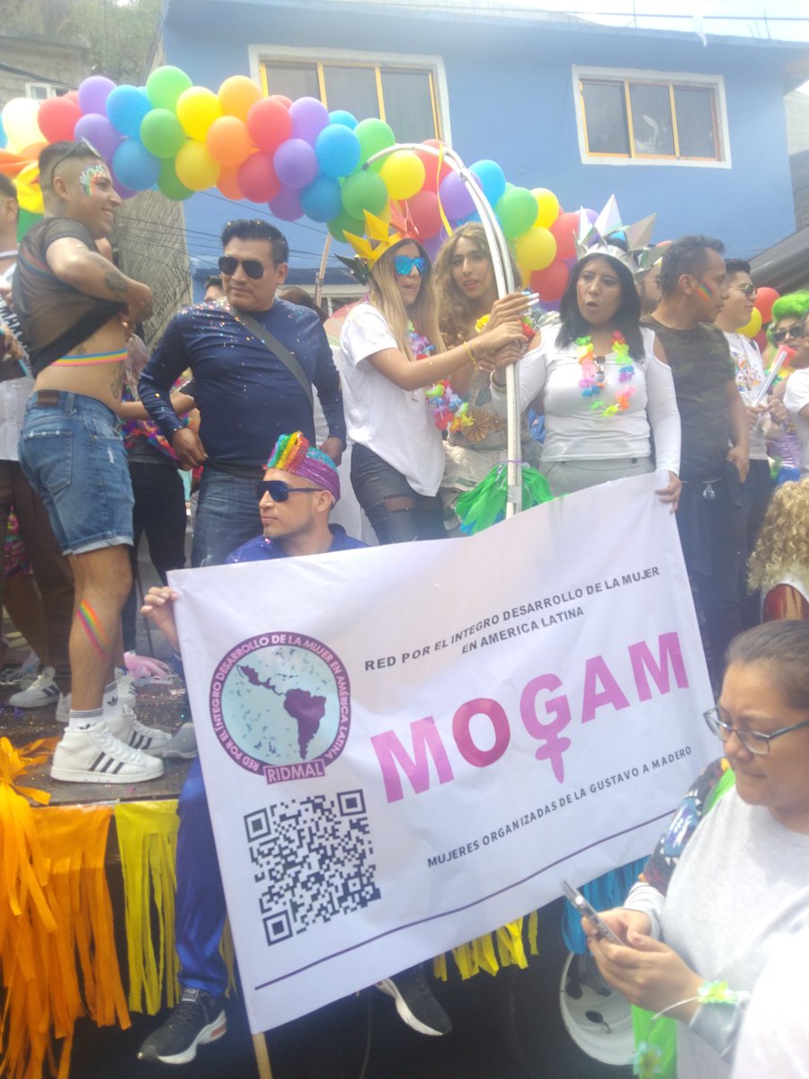 MujeresRidmal's tweet photo. Mujeres organizadas #Mogam presente en la #MarchaDelOrgullo en la alcaldía.
Que los derechos de la comunidad se respeten y procuren todos los días. 

🏳️‍🌈🏳️‍🌈🏳️‍🌈🏳️‍🌈
#gustavoamadero https://t.co/Q6C7bcunc5