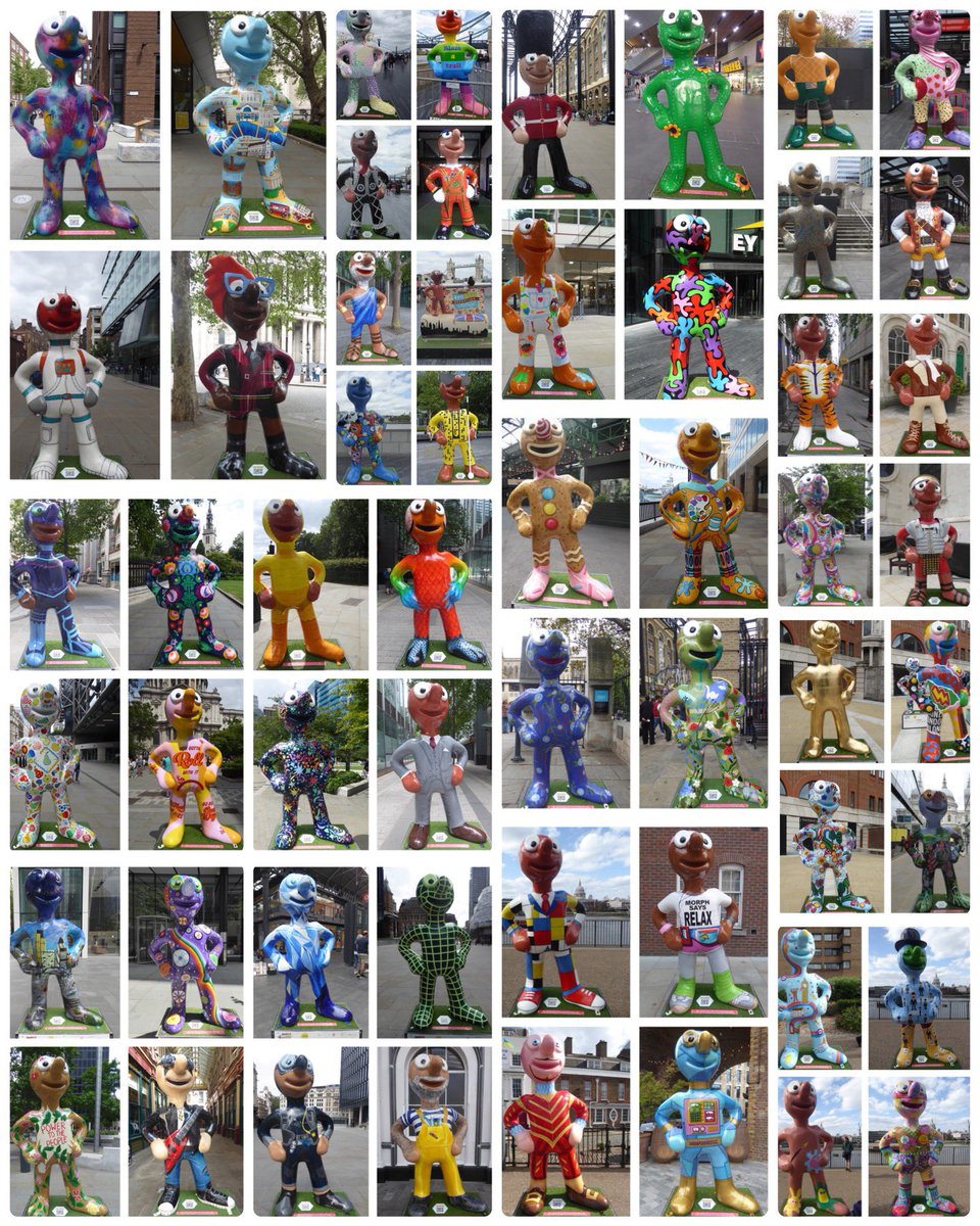 📷 16.5km later and we found all 56 <a href="/MorphLDN/">Morph’s Epic Art Adventure London</a>!