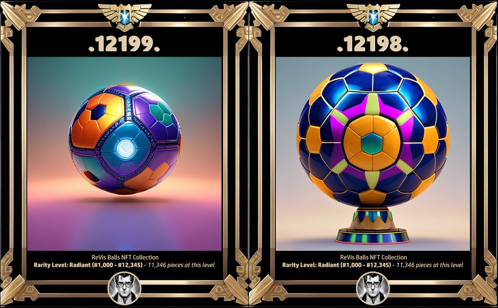 ReliableVisuals's tweet image. 12199 &amp;amp; 12198 of ReVis Balls NFT #revisballs at #rarible 
Collection Homepage rarible.com/revisballs 
 
Direct NFT Links : 
12199 :  rarible.com/token/0xfa4023…
12198 :  rarible.com/token/0xfa4023…
 
#NFT, #NFTs, #NFTCommunity, #NFTdrop, #nftcollector, #NFTCommuntiy, #NFTAlerts,…