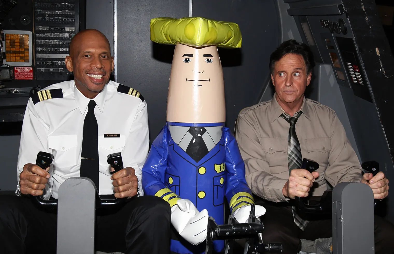 The time when Kareem Abdul Jabbar and Robert Hays reunited for a commercial. 

Happy 42nd birthday Airplane! 
