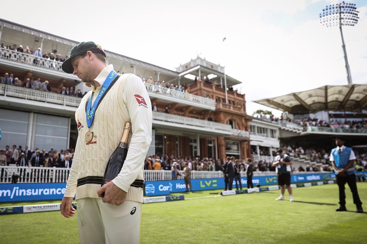 RyanPierse's tweet photo. Post Match. Ashes Lord’s Test. 
@GettySport @GettyImages @patcummins30 @benstokes38 #ashes #cricket https://t.co/P4tEL2MeNo