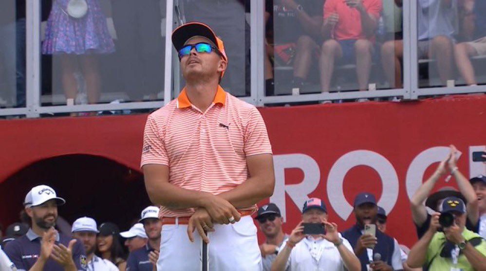 RyanLavnerGC's tweet photo. What a comeback story for Rickie. An even better winning reaction. https://t.co/RMunl9LJZA