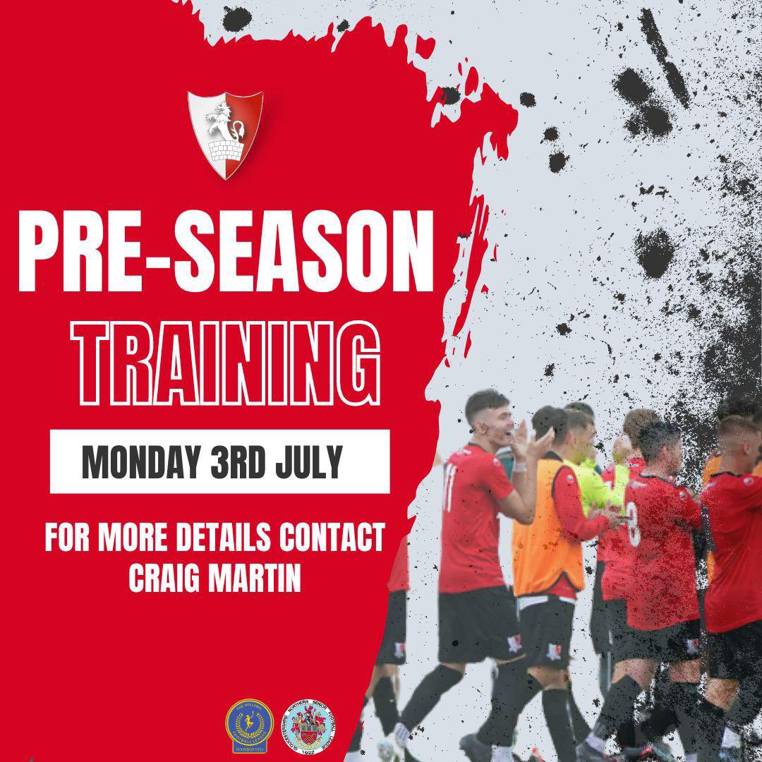 Tomorrow night the development team train along side the reserves for the start of pre season in Hellenic 2 Please contact @Chrisloidy08 and @dale_rawlins if you want to attend. 6-45 start.