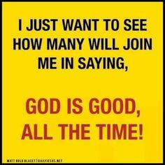 Raise a hand if no matter how hard life gets, GOD IS GOOD, and will Never abandon you. ✋🏻☺️