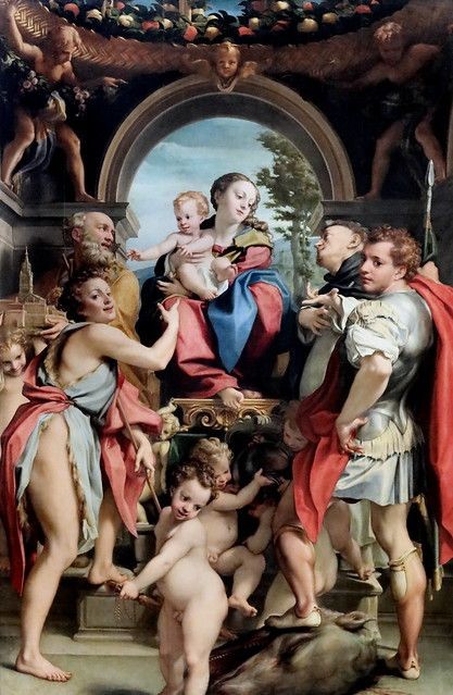 _rjardon's tweet photo. "The Madonna of St. George" by #Corregio (1530-1532) #fineart https://t.co/CQI62wKCRz
