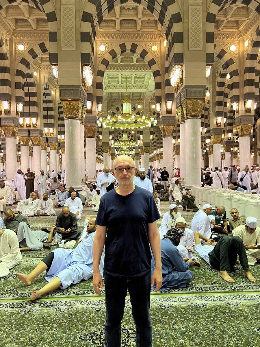 In Al-Masjid an-Nabawi this evening after Isha.