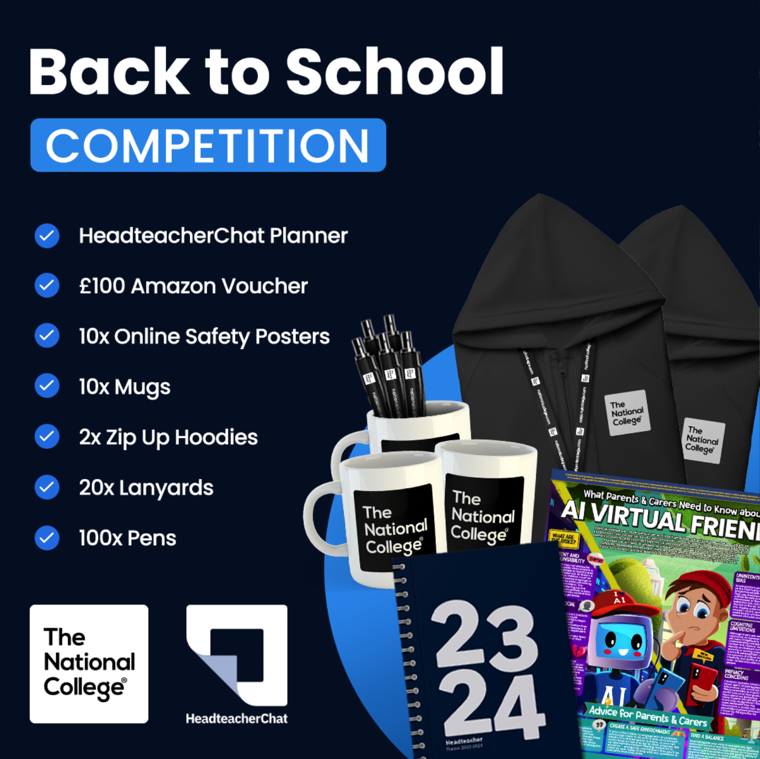 Headteacherchat's tweet image. GIVEAWAY 📣
Win a 'Back to School' bundle, packed with merchandise from @TheNatCollege, PLUS a @HeadteacherChat planner of your choice! 📚 How to enter:
☑️ Follow both @TheNatCollege and @HeadteacherChat
☑️ Like this tweet
☑️ Retweet for an extra entry
Good luck! CD: 12pm 09/07