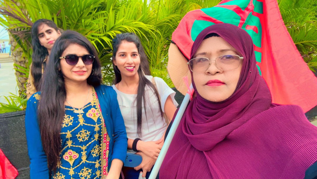 samiyyaabdula's tweet photo. އިންޑިޔާ އައުޓް ގޮވާނި ރާއްޖޭގަ ތިބި ޒުވާން އިންޑިޔާގެ ޒުވާން ކަނބަލުންނާ ވެސް ގުޅިގެން☝️ އިންޑިޔާ ކުދިން އެދިގެން މިހާރުވެސް އެދަނީ އިހުތިޖާޖުގަ ބައިވެރިވަމުން☝️ ނުހުއްޓުވޭނެ،💪👊
#Freepresidentyamin👊#Indout #Defendmaldives 👊#Indialadyswithus #Indiamiliteryout #TogetherWeCan💞 https://t.co/oucQ5lEUB8