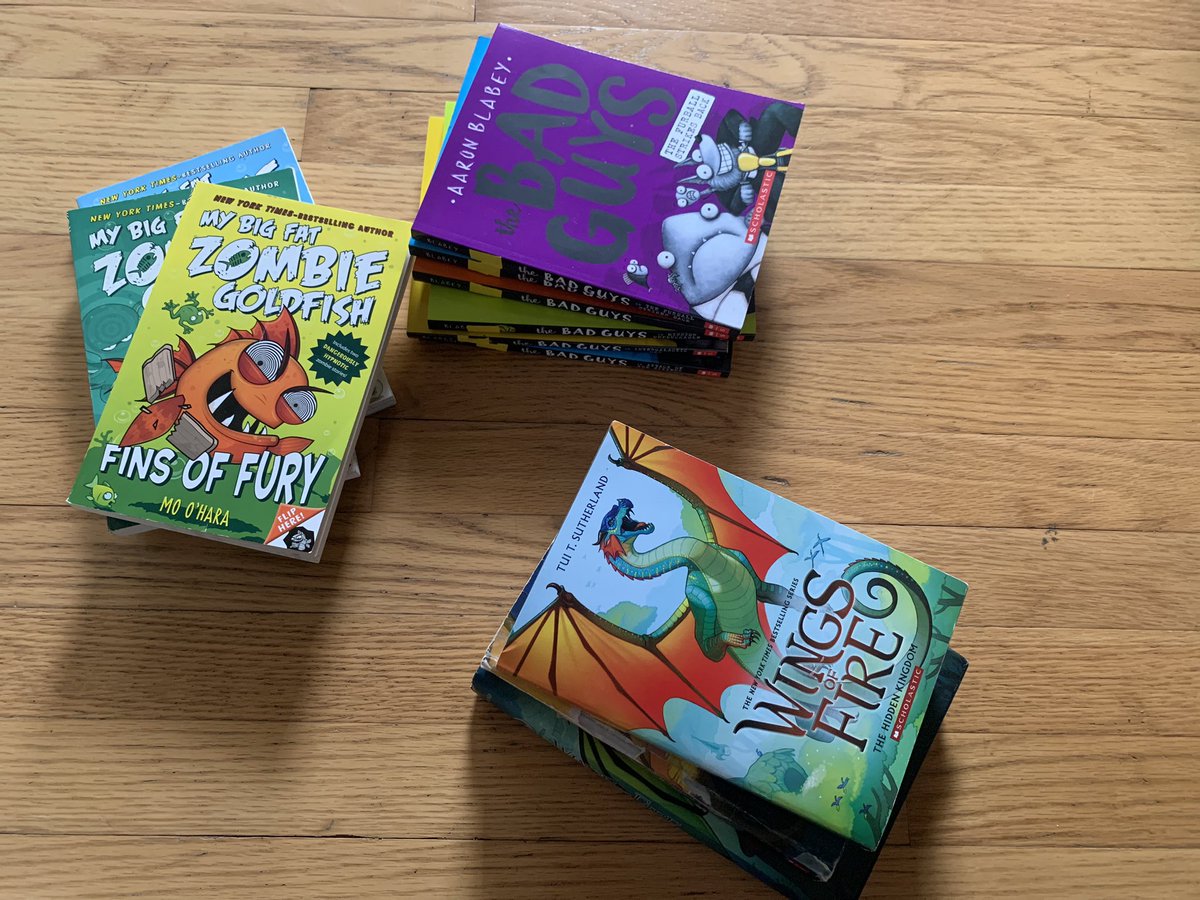 LessonsWithMsC's tweet image. Goodwill book haul! #classroomlibrary