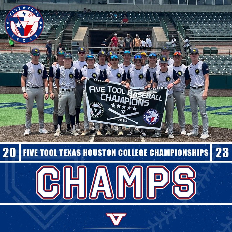 ✭Five Tool Texas✭ (@fivetooltexas) on Twitter photo 🏆CHAMPIONS🏆
Congrats to <a href="/wacostormbball/">Billy Brewer</a>- Angels on winning the 17U American Championship of the <a href="/FiveTool/">Five Tool Baseball</a> Texas Houston College Championships!
#WatchEm 🏆CHAMPIONS🏆
Congrats to <a href="/wacostormbball/">Billy Brewer</a>- Angels on winning the 17U American Championship of the <a href="/FiveTool/">Five Tool Baseball</a> Texas Houston College Championships!
#WatchEm