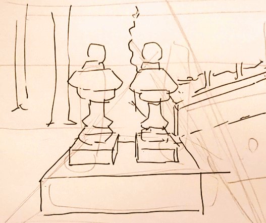 #1日1模写 Ⅲ　188/365
今日は人物と石塔てした✨
アスリートな人物を描くの
楽しかったな〜🥰💕🥳
#無煙マッチ https://t.co/ssvaumaV3x