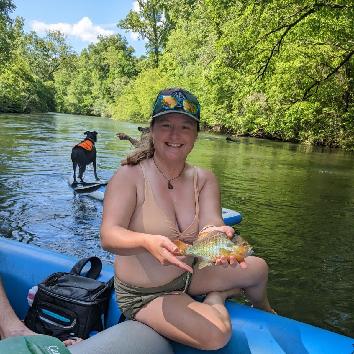The fourth is for floating.  #fourthofJuly #camping #outdoors
