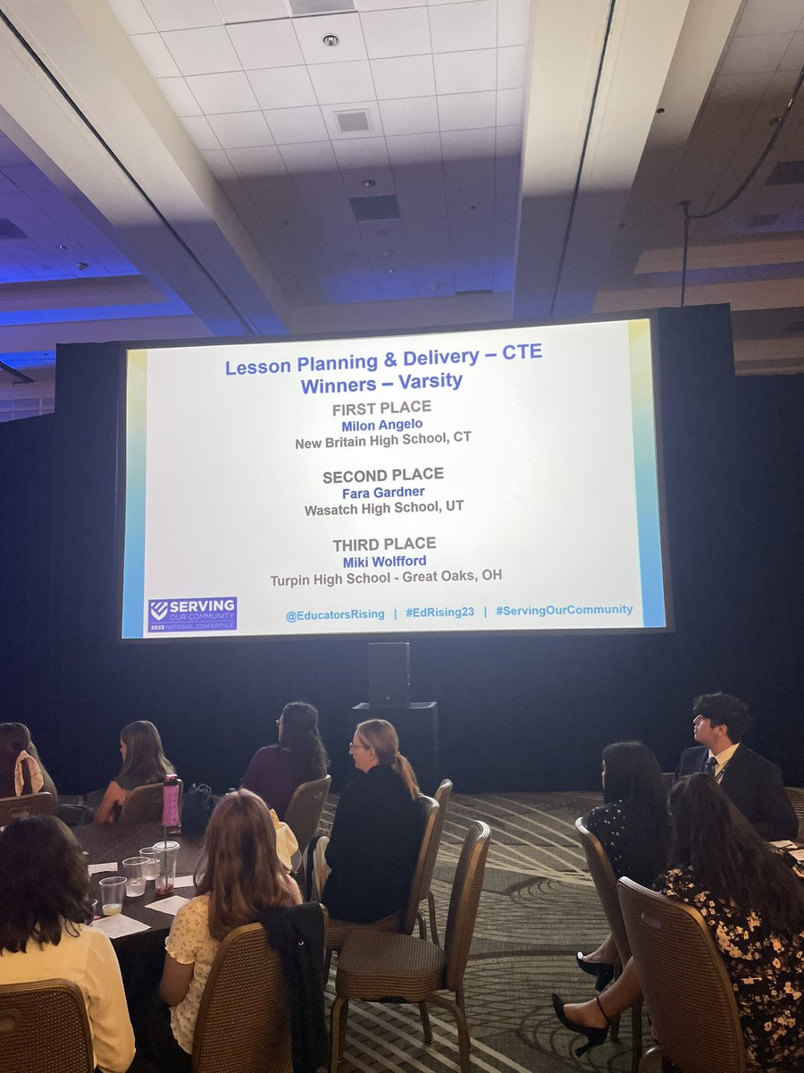 MIKI PLACED THIRD in the Nation in Lesson Planning - CTE!! 🤩👏🏼💛👩‍🏫 Congratulations, Miki!! We are so very proud of you!!🥉🥳 @educatorsrising <a href="/edrisingohio/">Educators Rising OH</a>  @THSSpartan <a href="/MrLeeTHS/">Brian Lee</a> <a href="/GOSatellites/">Great Oaks Satellites</a> <a href="/FHSchools/">FHSD</a>