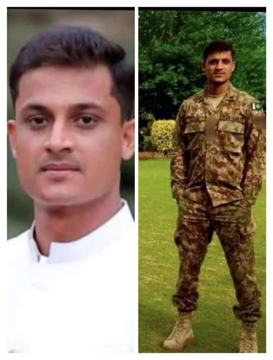 Shabanashaukat4's tweet photo. تربت میں شہید ہونے والے میجر ثاقب کی نماز جنازہ کل صبح 9 بجے پولیس لائین سانگھڑ میں ادا کی جائے گی
،اتنے کم عمر اور خوبصورت میجر تو ناولز میں ہوا کرتے تھے،یہ سچ مچ کے ہیرو ملک کی خاطر جان سے ہی گزر گئے جبکہ عمر،دنیا کی رنگینی دیکھنے کی تھی😥
اللہ تعالٰی ان کی مغفرت فرمائے آمین https://t.co/Id5i0YQkyx