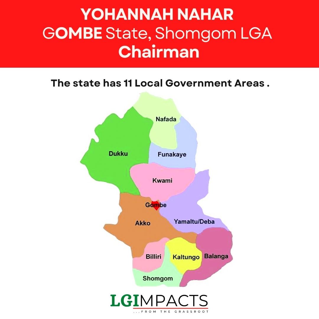 Lgimpacts's tweet photo. Gombe State consists of 11 LGA and around 114 elected councillors.

In this series, we shall be featuring the councillors with details of their Local Government Area and Ward.

It's time you #knowyourcouncillor

#chairman
#councillors
#lgimpact
#gombe
#gombestate https://t.co/5ZJyhDAbeJ