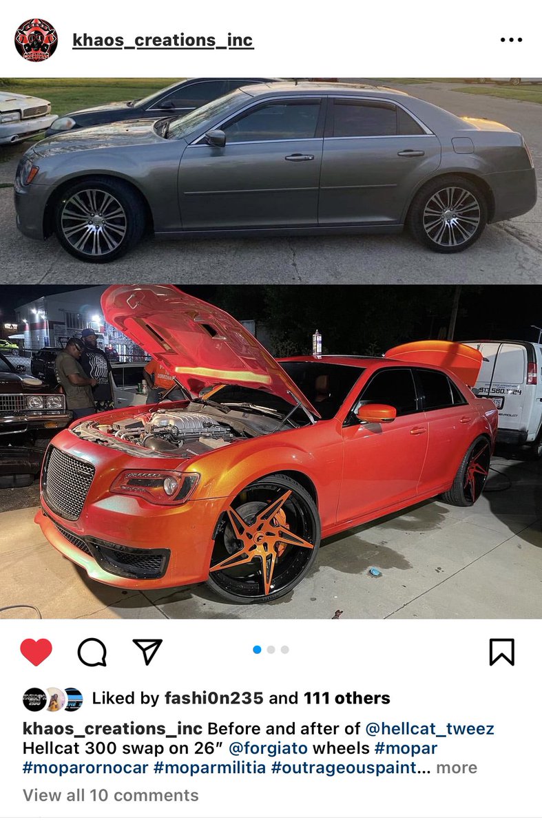 Al_Queen423's tweet photo. My man my man my man.. Ain’t nobody touching him in this paint lane period!! Everything he touch is 🔥. To see more of his work follow khaos creations Inc on IG 

#cincinnatipainter #cincinnatiautoshop #outrageouspaint #MoparOrNoCar #yourfavpainterfavpainter https://t.co/jpRrKnyMev