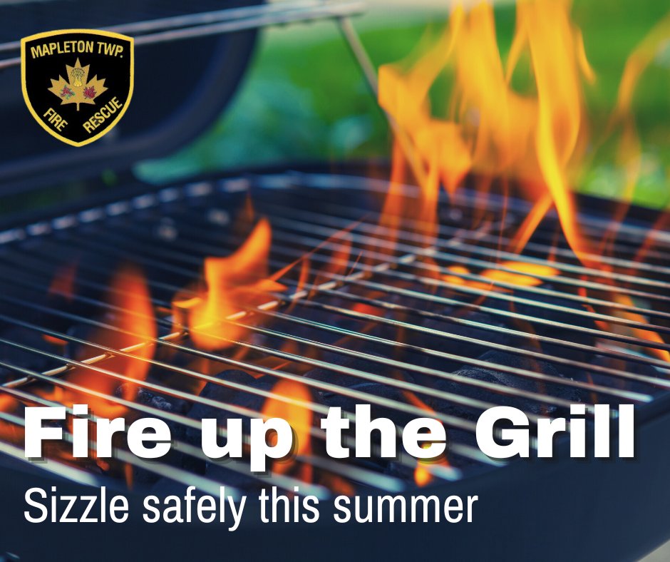 mapletonfireres's tweet photo. July is the #1 month for Grill Fires.
Top 3 Ways to Prevent Fire and Injury:
π₯ Keep BBQ 3ft from home, siding and fences
π₯ Open lid before turning on gas and lighting
π₯ Never leave a lit grill unattended
#mapletonfirerescue https://t.co/0MDC6fLMFR