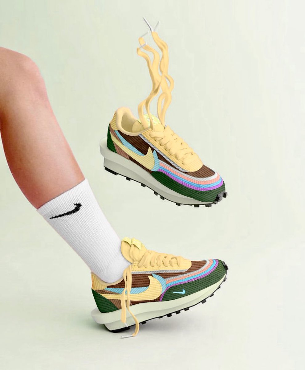 靴 LDVAPORWAFFLE MIX / SACAI LOW The Jean Paul Gaultier x sacai x Nike LDVaporwaffle Mix