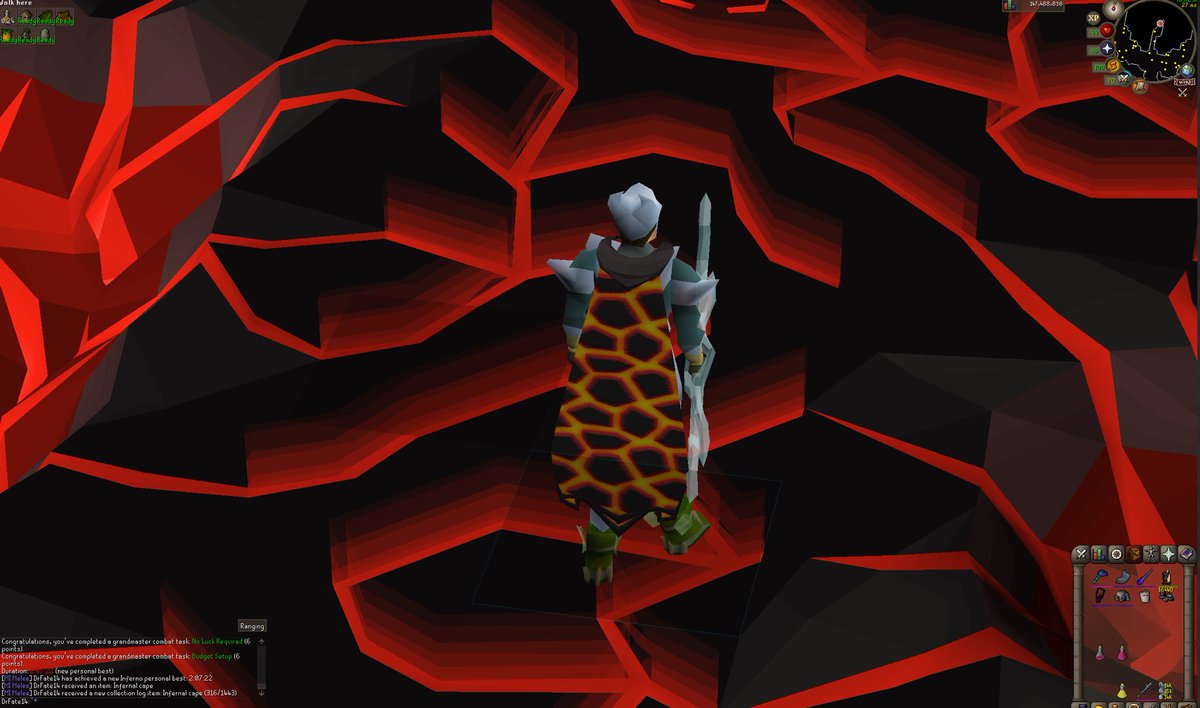 GG_i4n's tweet photo. Cape haver #osrs https://t.co/fel6ItZcHw