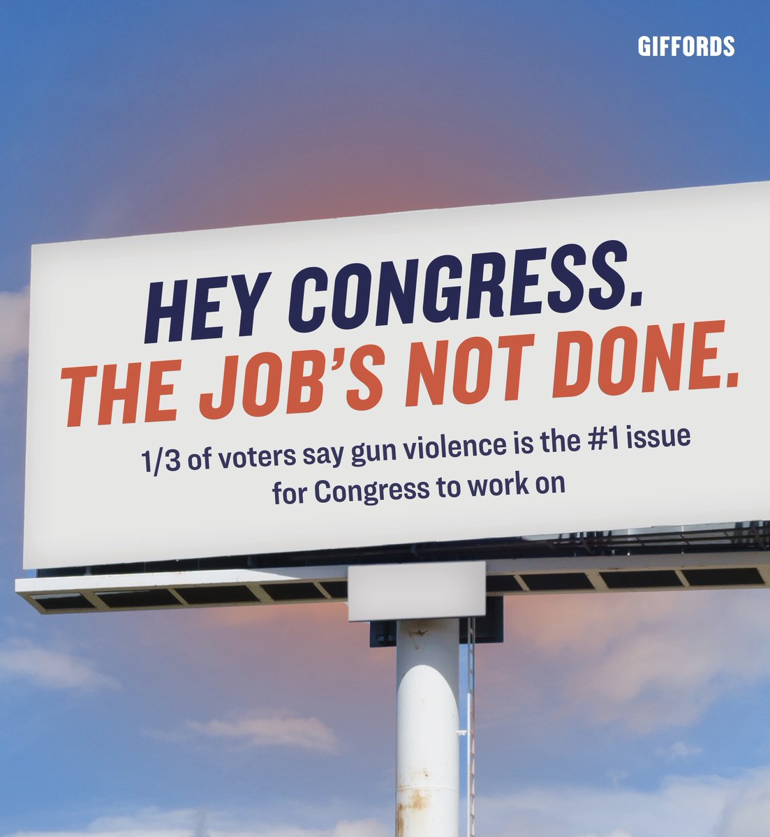GIFFORDS_org's tweet photo. Gun safety is a WINNING issue. The gun lobby's glory days are over.

If a lawmaker listens to the gun lobby over the will of the people, we will vote them out.

Make sure Congress hears you loud a clear—sign our petition telling them to do their jobs:
https://t.co/oPbMXTqE19 https://t.co/K9CQUFjqrg