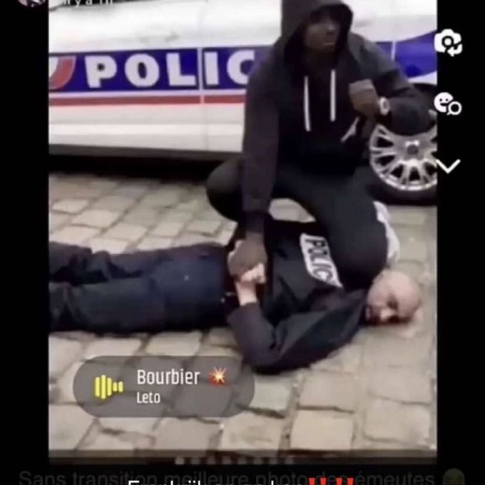 Maker_Mal's tweet photo. THIS is the #France of today!

#frenchriots #frenchcivilwar https://t.co/xDfZGJic51