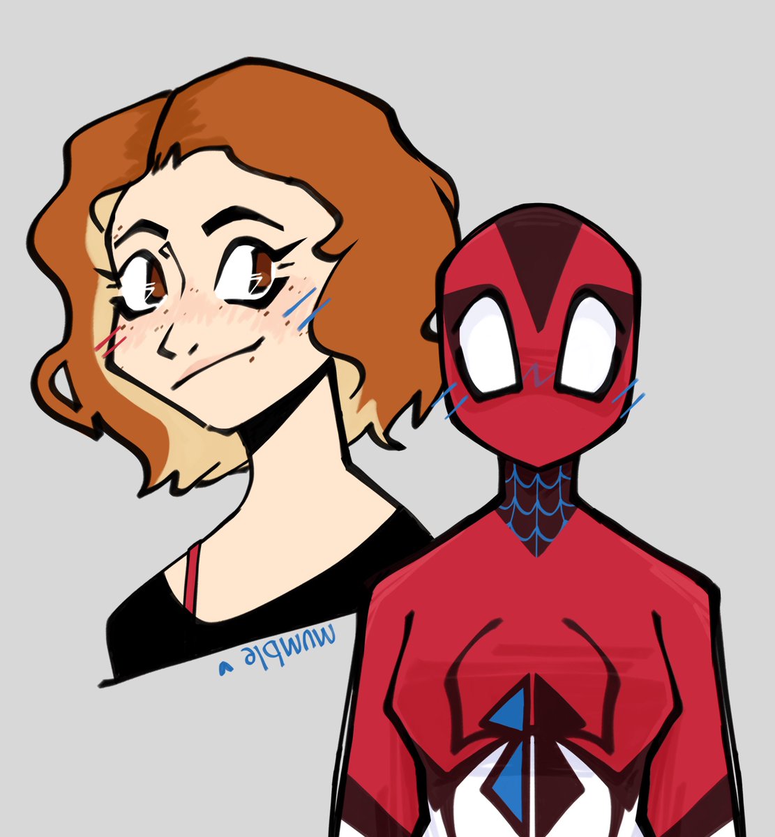 nneonleonn's tweet photo. i finished the unmasked designs of my spiders! the twin spiders are now real.... 

#SpiderVerse #atsv #AcrossTheSpiderverse https://t.co/VVw2LukKPi
