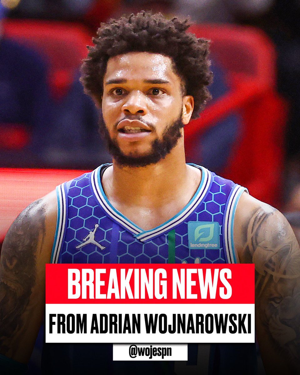 ESPN Sources: Charlotte Hornets restricted free agent F Miles Bridges is preparing to sign a $7.9 million qualifying offer for the 2023-2024 season, clearing the way for him to become unrestricted next summer. Hornets and Bridges are far apart in extension talks. Story soon.