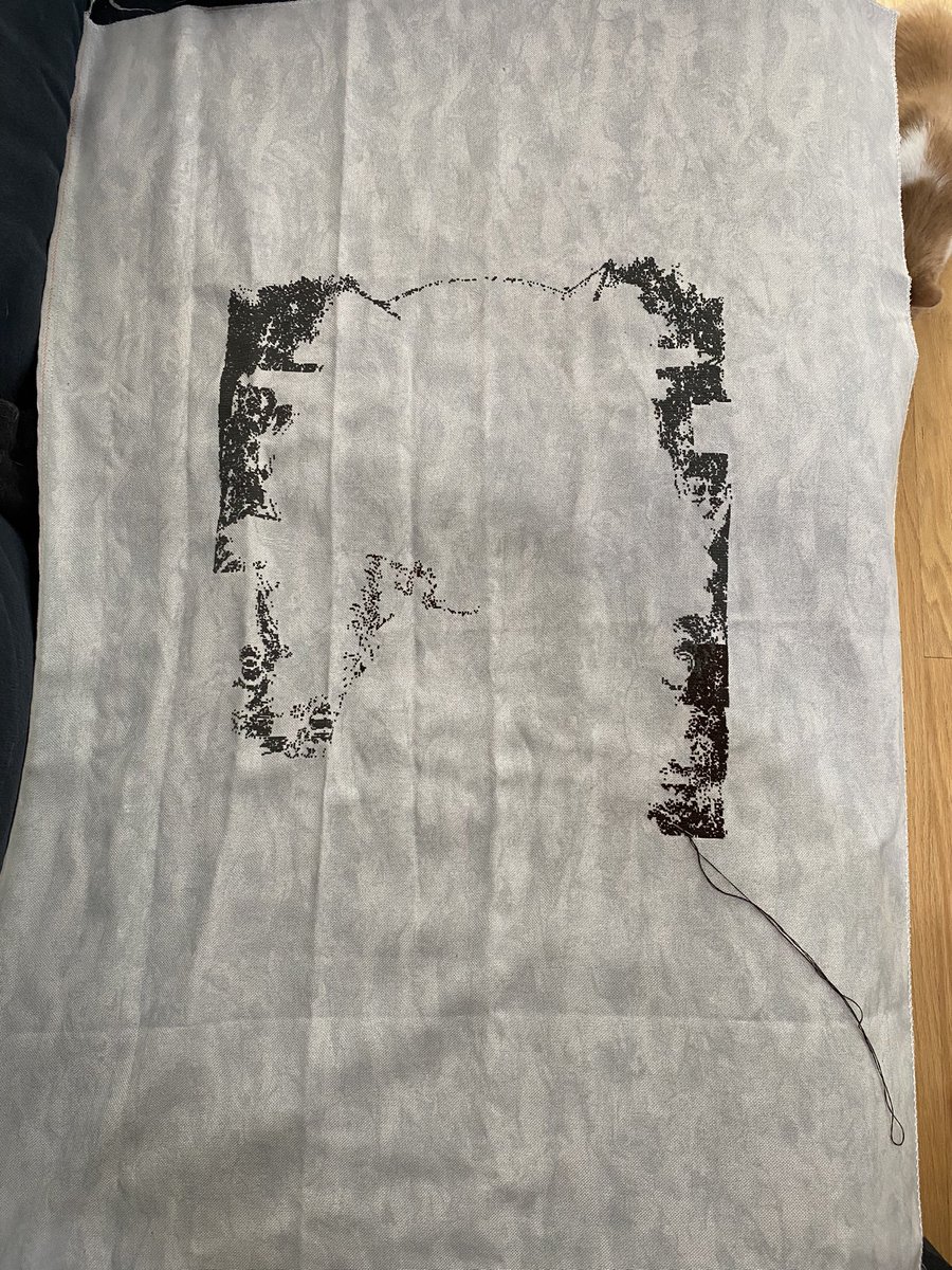 gothstitcher's tweet photo. 2 months of work 8.2% completed #crossstitch #unconvetionalxstitch #shrine #mutantstitchers #progress https://t.co/wQOG4qc6jS