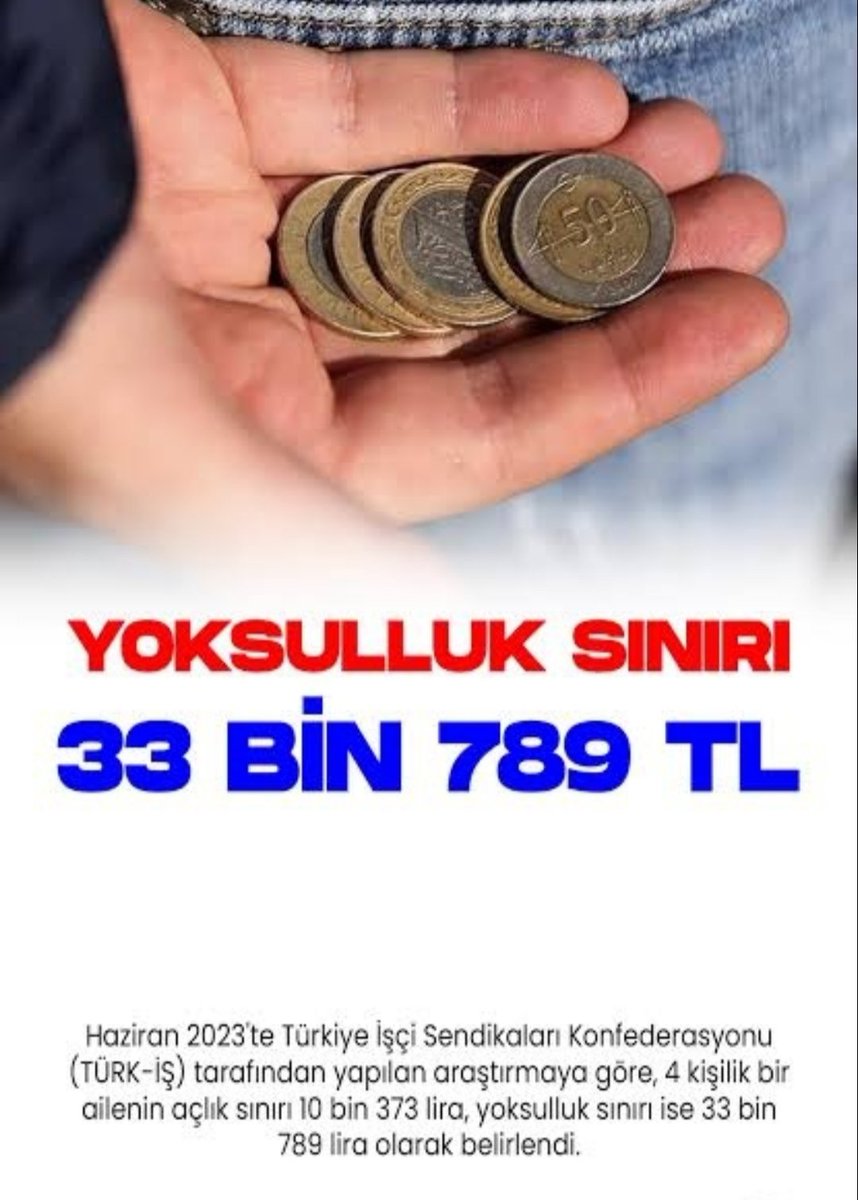 Aslında memur çok şey istemiyor. 
Yoksulluk sınırı üstü bir maaş istiyor..

#MemurAsgariÜcretliOlamaz