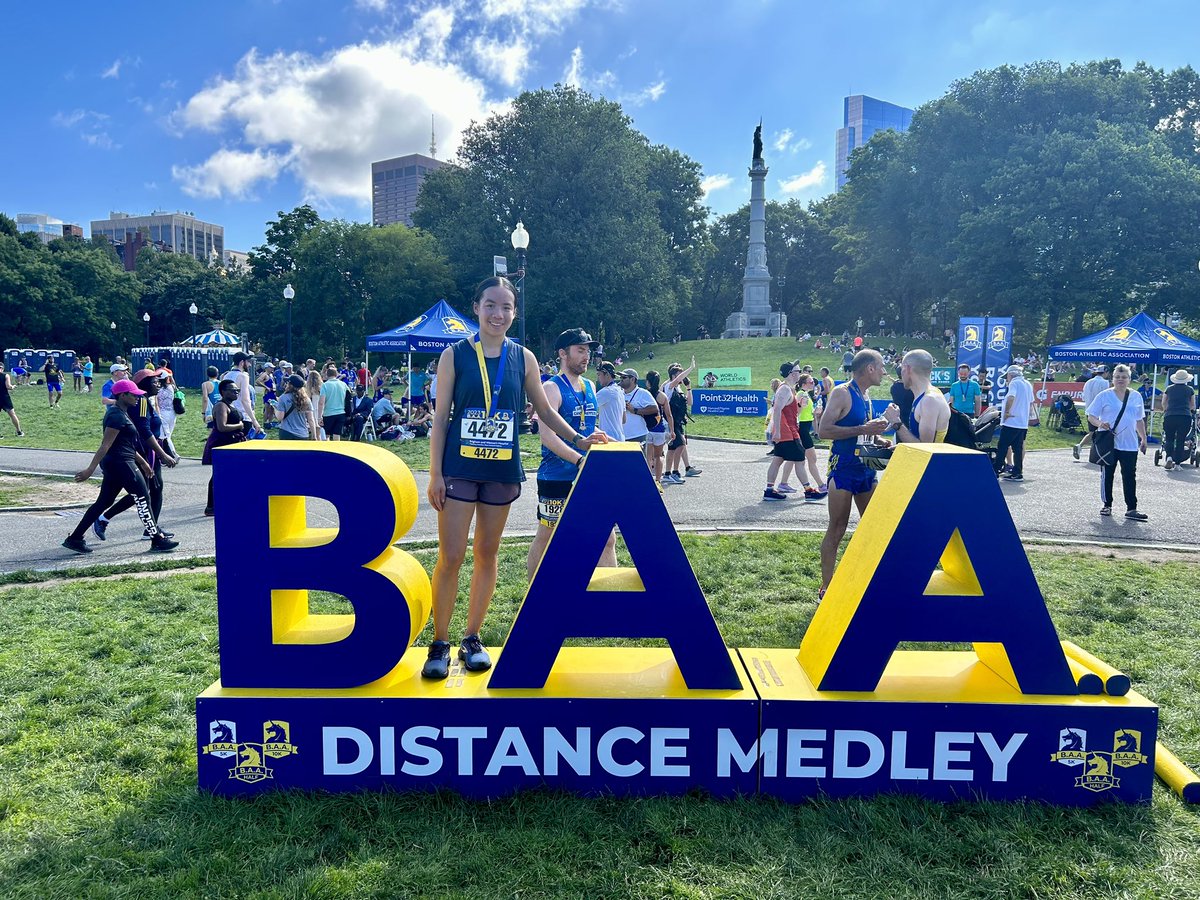 CCRaider_GXC's tweet photo. Sydney Ng doing some early summer racing at the BAA 10k!
#LRXC https://t.co/o9iFdOCixY
