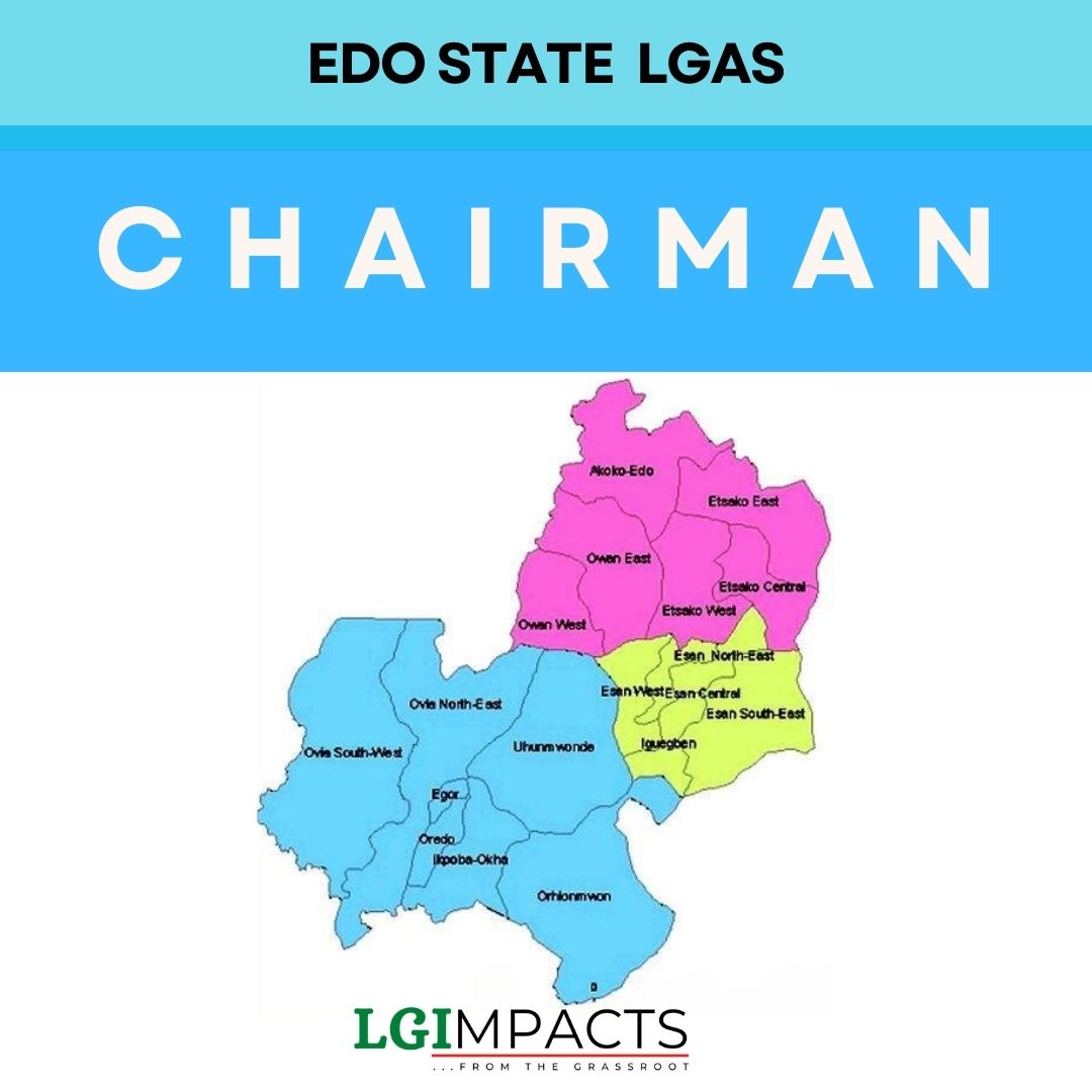 Lgimpacts's tweet photo. Edo State consists of 18 LGA and around 192 elected councillors.

In this series, we shall be featuring the councillors with details of their Local Government Area and Ward.

It's time you #knowyourcouncillor

#chairman
#councillors
#lgimpact
#edo
#edostate https://t.co/U6ubcKM2dF