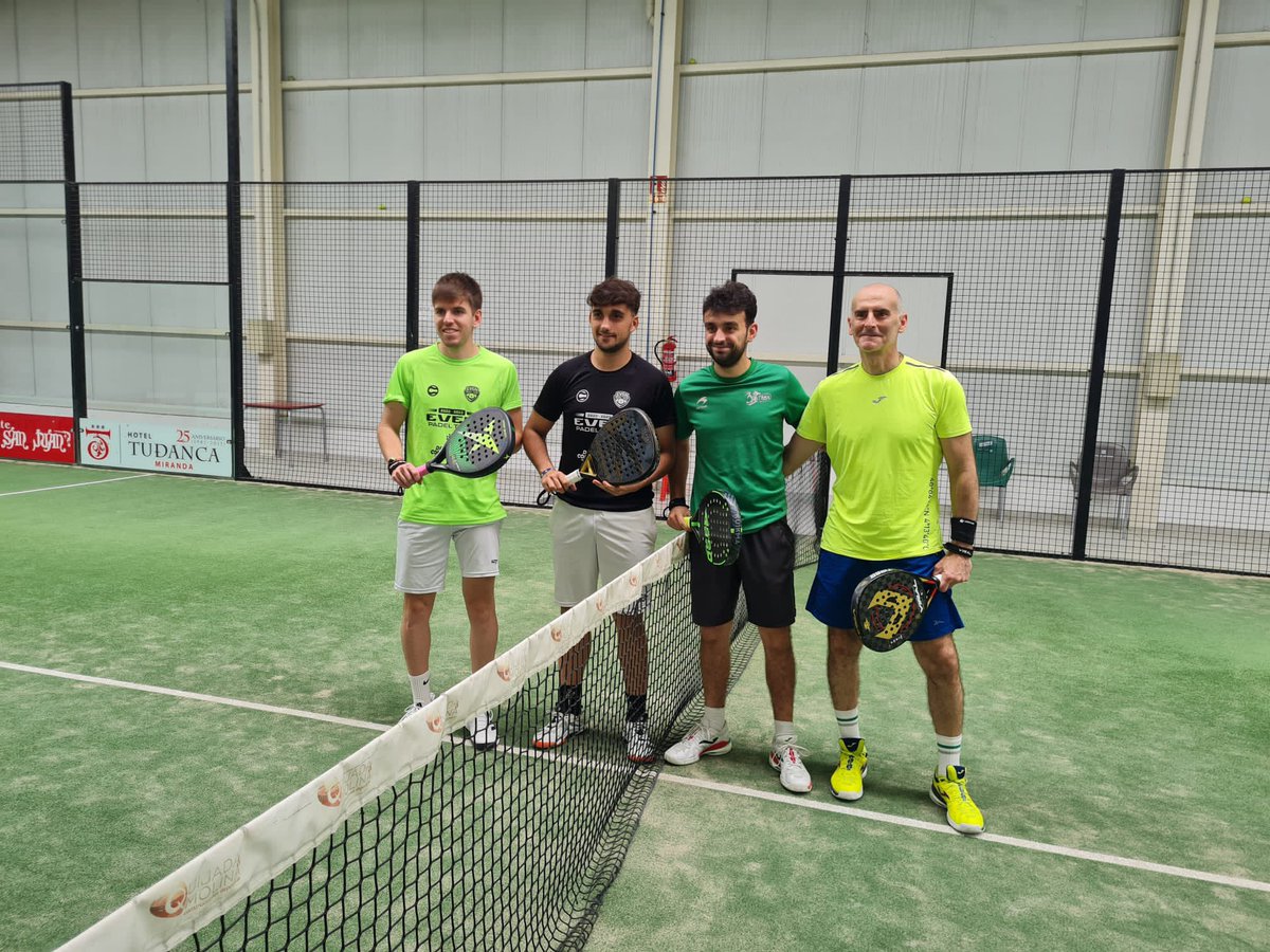 MPadelClub's tweet photo. III PRUEBA del CAP
Disputándose este fin de semana en Miranda 

Inmejorable participación de todos los jugadores de MPC en este CAP

Enhorabuena especialmente a:

- Itos-kevin sub de consola primera
- Gonzalo-Fran sub de segunda 
- Legendario-Gorka campeones consola segunda https://t.co/TLySDpFZGN