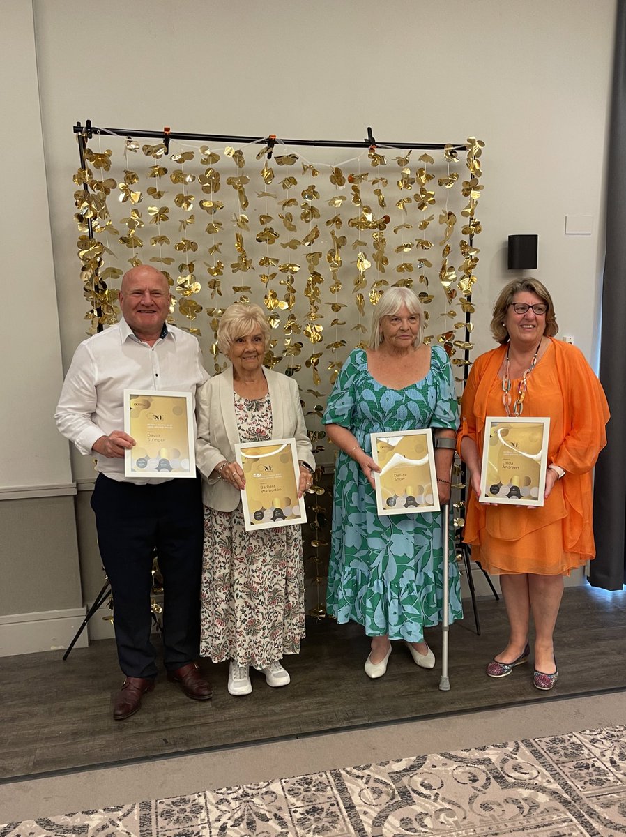 NetballSW's tweet image. Our Long Service Award winners are David, Barbara, Denise and Linda. 👏👏 @GlosNetball @AvonNetball @NetballinAvon @JerseyNetball #swoneawards23