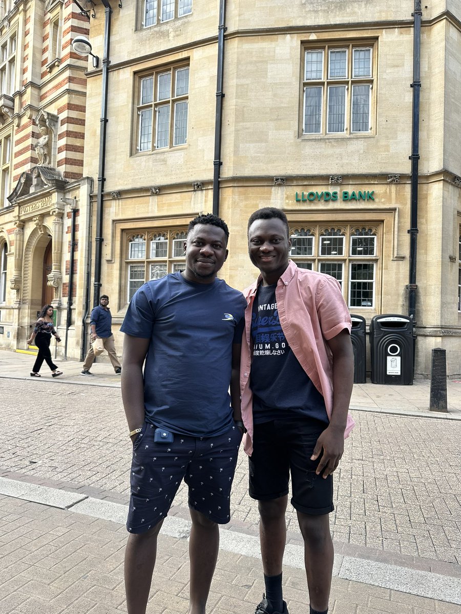 olorunwababs's tweet photo. Cambridge, UK - Hanging out with scholars @justKitan & @ayantolamaximus
A very nice meal and insightful conversation!
#GodBlessTheFuture https://t.co/ruIOEcJtDl