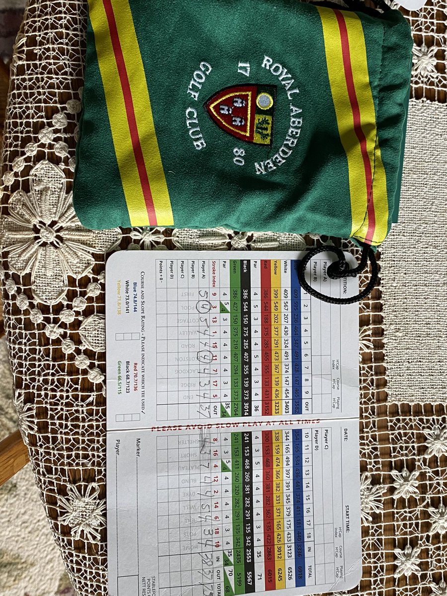<a href="/LinksRobbie/">Rrrobbeh</a> <a href="/ADJABZ/">Alan Joss</a> <a href="/RoyalAberdeenPS/">RoyalAberdeenProShop</a> Almost a year to the day Royal Aberdeen was my first Course, true links course ever played in Scotland. First time to 🏴󠁧󠁢󠁳󠁣󠁴󠁿 David and staff were such a treat as first time player. Loved The Course. Will play it again !