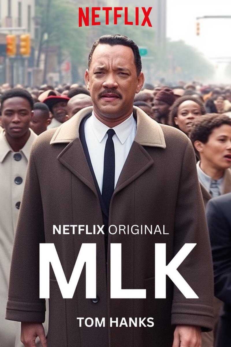 RT @AWFULfanPOSTERS: Tom Hanks as Martin Luther King https://t.co/IgLtvlcyzH