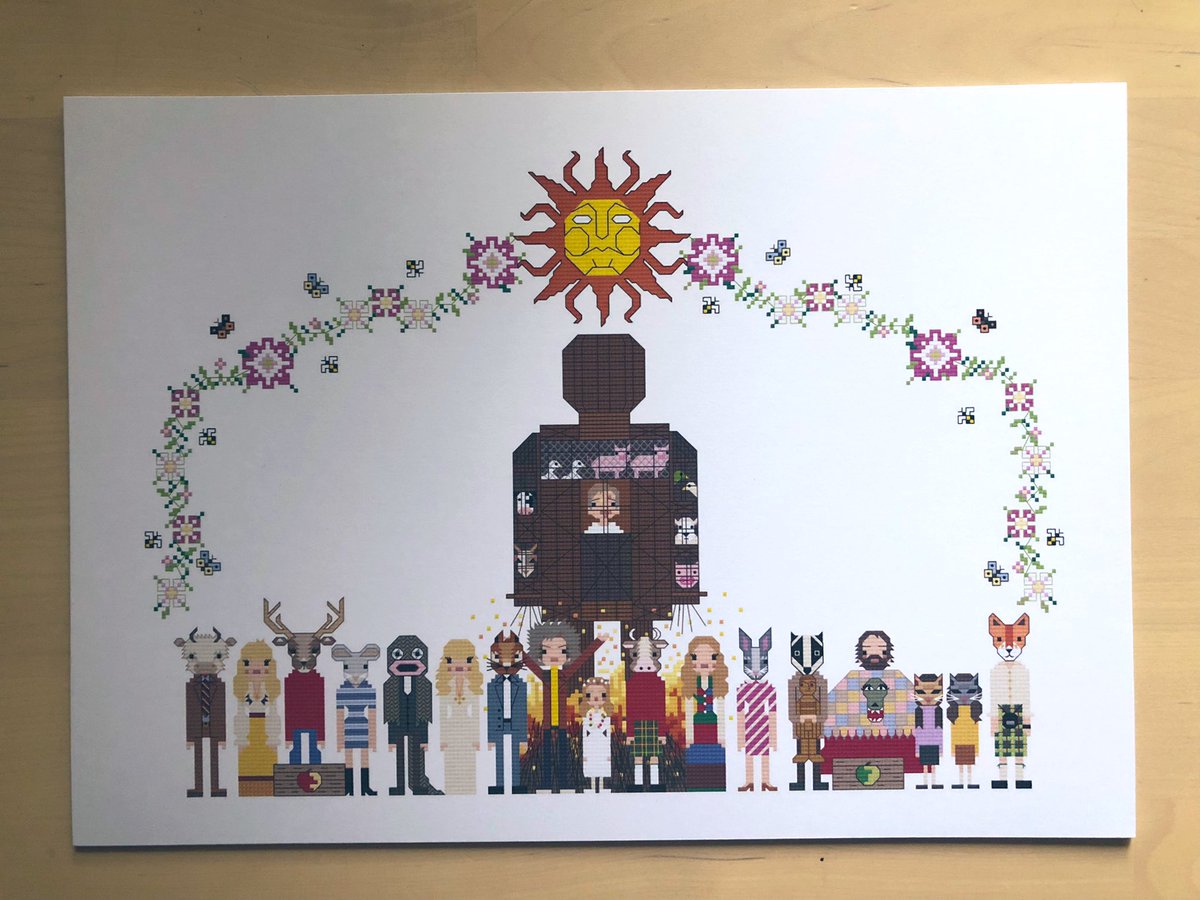 Sunday night giveaway- follow me &amp; retweet by 10.30pm tonight and 1 lucky winner will receive an A4 Wicker Man print 🔥