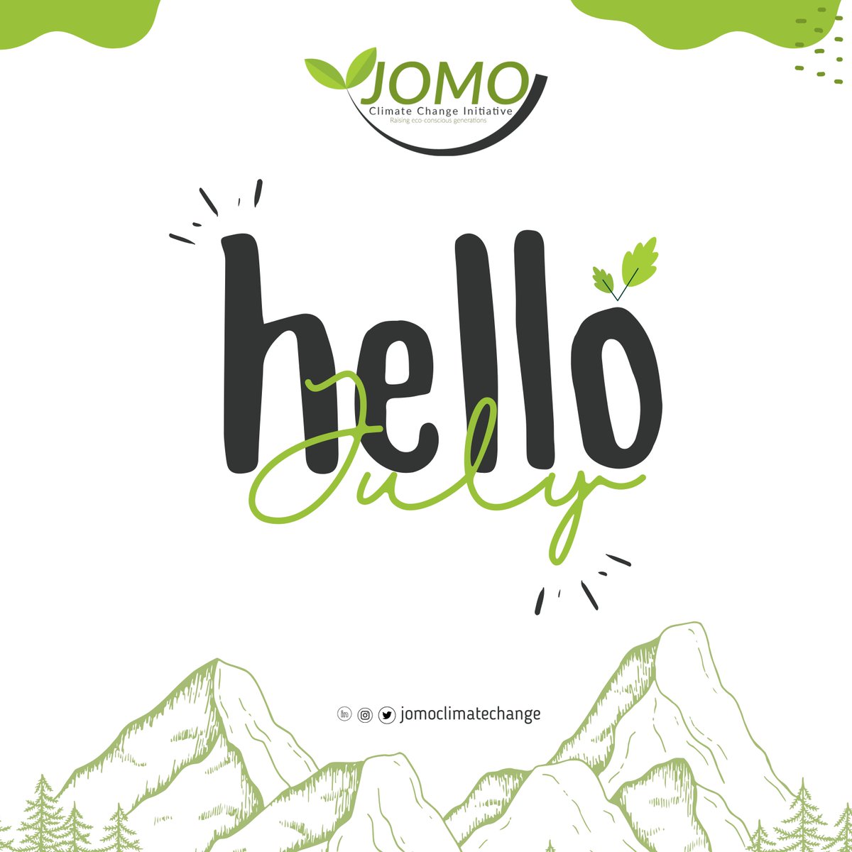 JOMOCLIMATE's tweet photo. 🌍🌱 Embrace a Sustainable July! Join us in rewriting our planet's destiny. Let's educate, collaborate, and take collective action for a brighter future. Together, we can make a difference. #ClimateAwareness #SustainableLiving #JulyJourney https://t.co/JORChjIgED