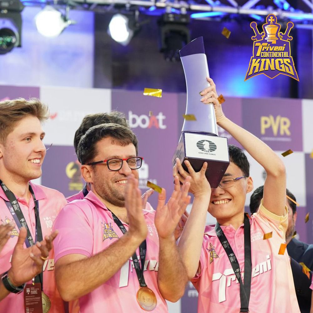 APLPipers's tweet photo. Congratulations to @trivenickings for winning the @GCLlive 🤝

Best wishes for next season's title defense 🤜🤛

#GCL #GlobalChessLeague #MadeOfSteel #SGAlpineWarriors #TheBigMove #SteelArmy https://t.co/NtOQWb3Vu2