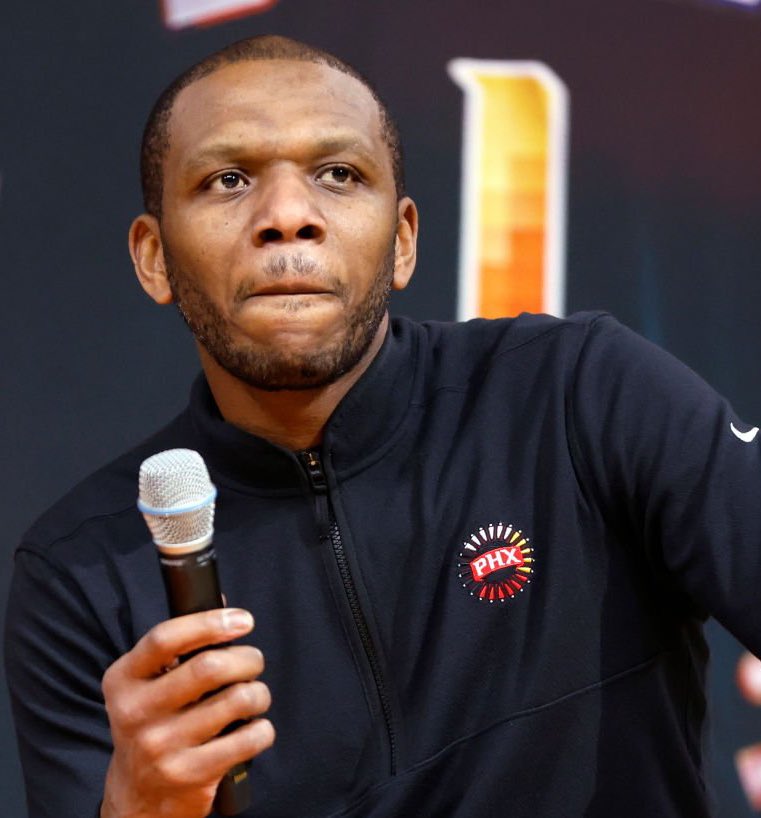 Kevin Durant
Devin Booker 
 Bradley Beal  
Deandre Ayton 
Josh Okogie  
Yuta Watanabe  
Cameron Payne   
Damion Lee  
Keita Bates-Diop  
Drew Eubanks  
Chimezie Metu  
Eric Gordon 

Are the Suns cooking? 👀