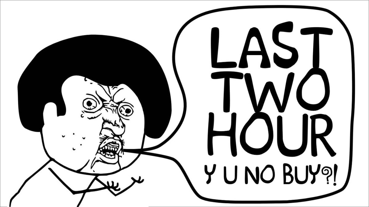 LAST TWO HOURS ⁉️

Y U NO BUY YET??

pinksale.finance/launchpad/0xf2…

#YUNO #Pinksale #Presale #ETH #Erc20 #Binance