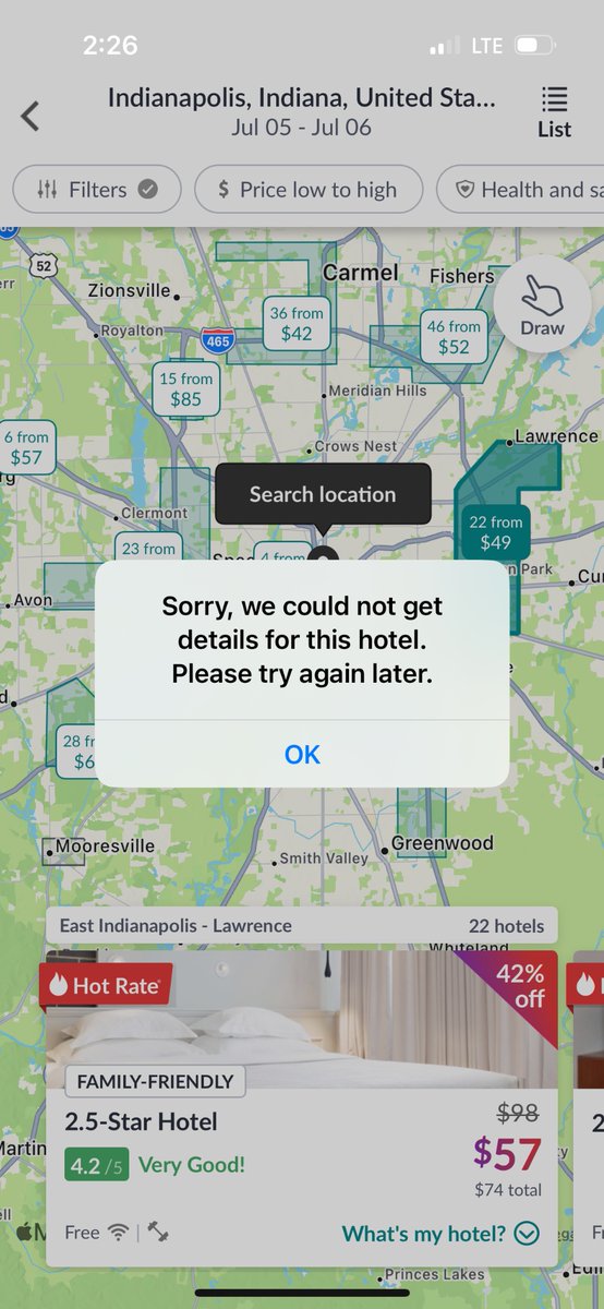 mikedavria's tweet photo. This keeps happening @Hotwire. Deals go away as soon as you click on them. And some I’ve gotten all the way through to payment and then they disappear. Then a few hours later they’re back, but once again you get an error message. https://t.co/MoLek0In8g