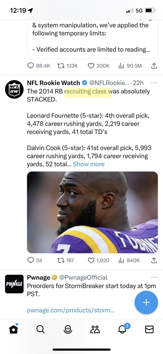 C_Stan8's tweet photo. @jvillian_jags @NFLRookieWatxh They do not. They mean 2014 recruiting class. High school recruiting class https://t.co/zLnOs4haNA