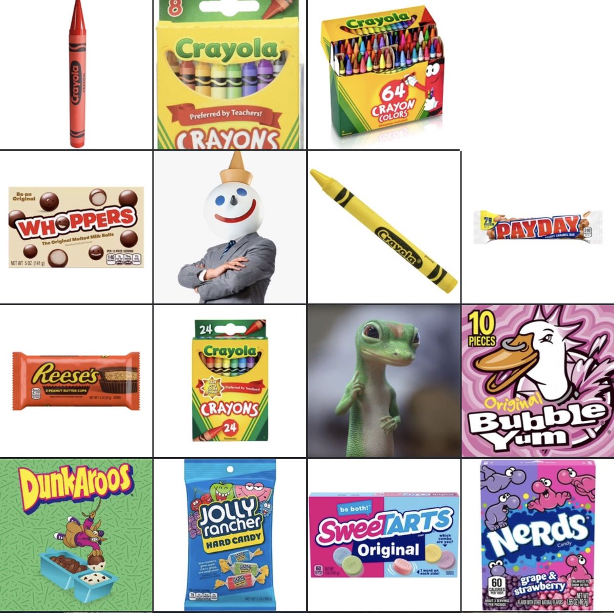 DisTrackers's tweet photo. New AD Icons are on the way!
.
Credit @new_plagues
#Crayola #Crayon #JollyRancher #Candy #BubbleYum #Sweetarts #Nerdscandy #Nerds #Funko #FunkoPop #FunkoPopVinyl #Pop #PopVinyl #Collectibles #Collectible #DisTrackers #JackintheBox #Geico #Whopper #dunkaroos #payday #reeses https://t.co/rvbJmBBTgo